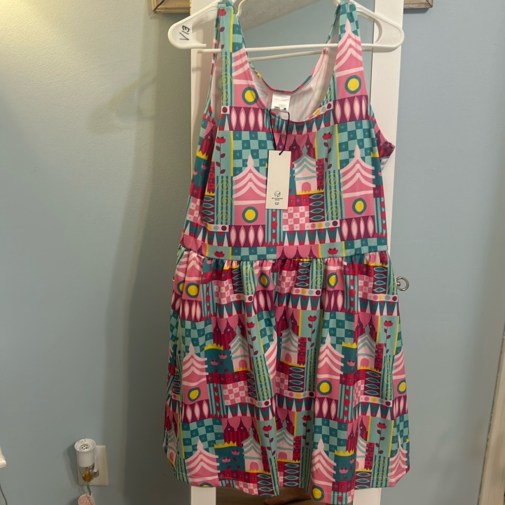 NWT Small World Disney Skater Dress by Ambrie.